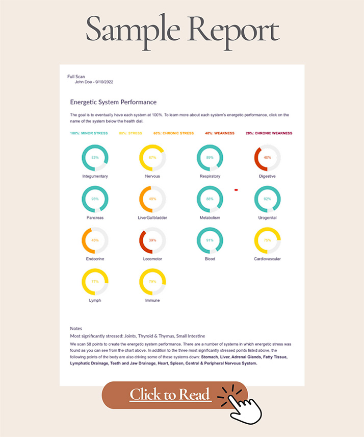 Chiropractic Springfield VA Sample Report